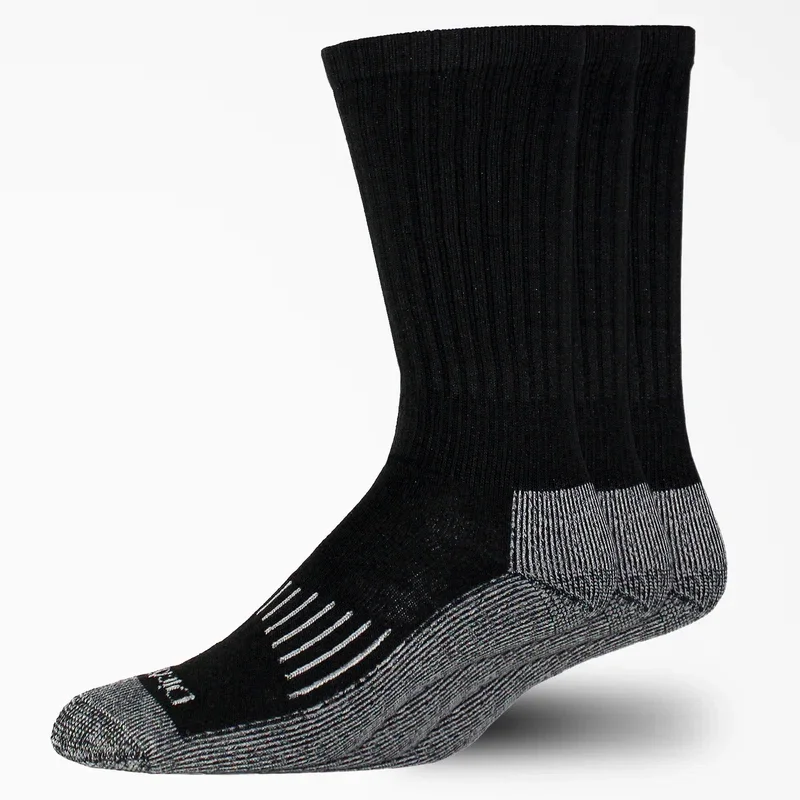 Heavyweight Crew Socks, Size 6-12, 3-Pack Heavyweight Crew Socks, Size 6-12, 3-Pack