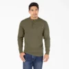 Heavyweight Heathered Long Sleeve Henley T-Shirt Heavyweight Heathered Long Sleeve Henley T-Shirt