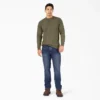 Heavyweight Heathered Long Sleeve Henley T-Shirt Heavyweight Heathered Long Sleeve Henley T-Shirt
