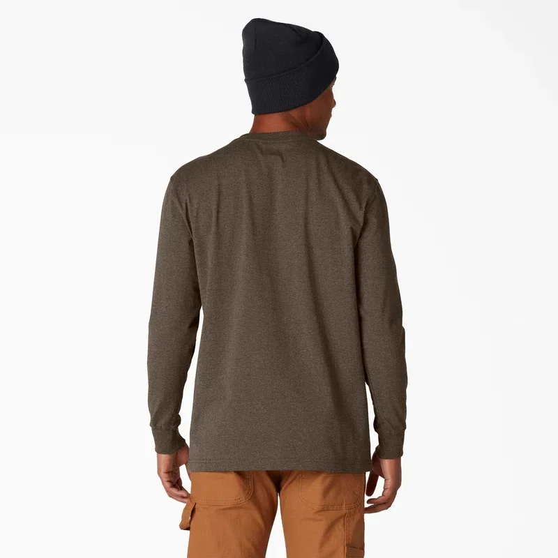 Heavyweight Heathered Long Sleeve Pocket T-Shirt Heavyweight Heathered Long Sleeve Pocket T-Shirt