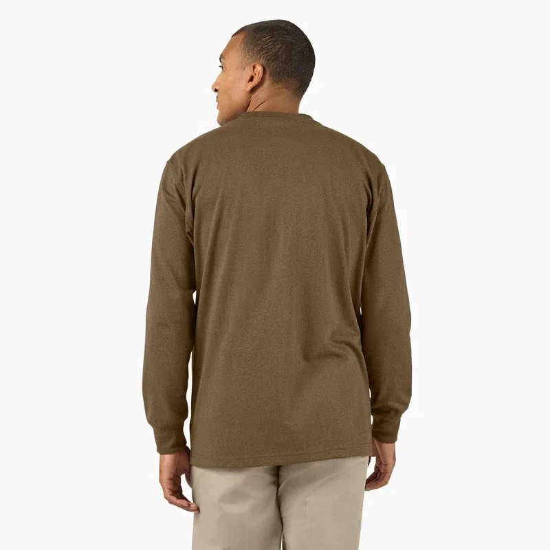 Heavyweight Heathered Long Sleeve Pocket T-Shirt Heavyweight Heathered Long Sleeve Pocket T-Shirt