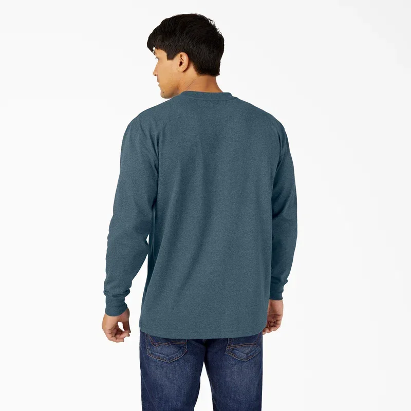 Heavyweight Heathered Long Sleeve Pocket T-Shirt Heavyweight Heathered Long Sleeve Pocket T-Shirt