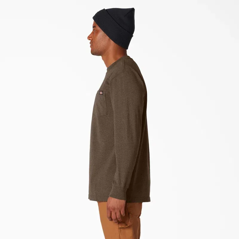 Heavyweight Heathered Long Sleeve Pocket T-Shirt Heavyweight Heathered Long Sleeve Pocket T-Shirt
