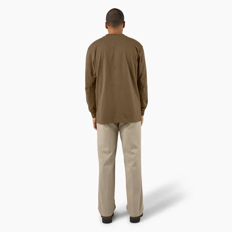 Heavyweight Heathered Long Sleeve Pocket T-Shirt Heavyweight Heathered Long Sleeve Pocket T-Shirt