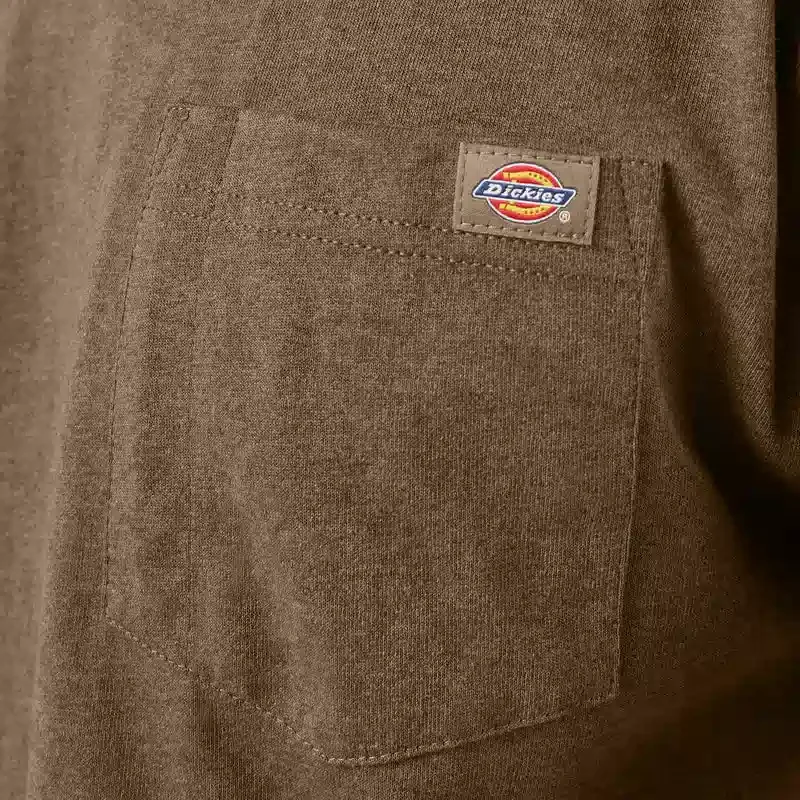 Heavyweight Heathered Long Sleeve Pocket T-Shirt Heavyweight Heathered Long Sleeve Pocket T-Shirt