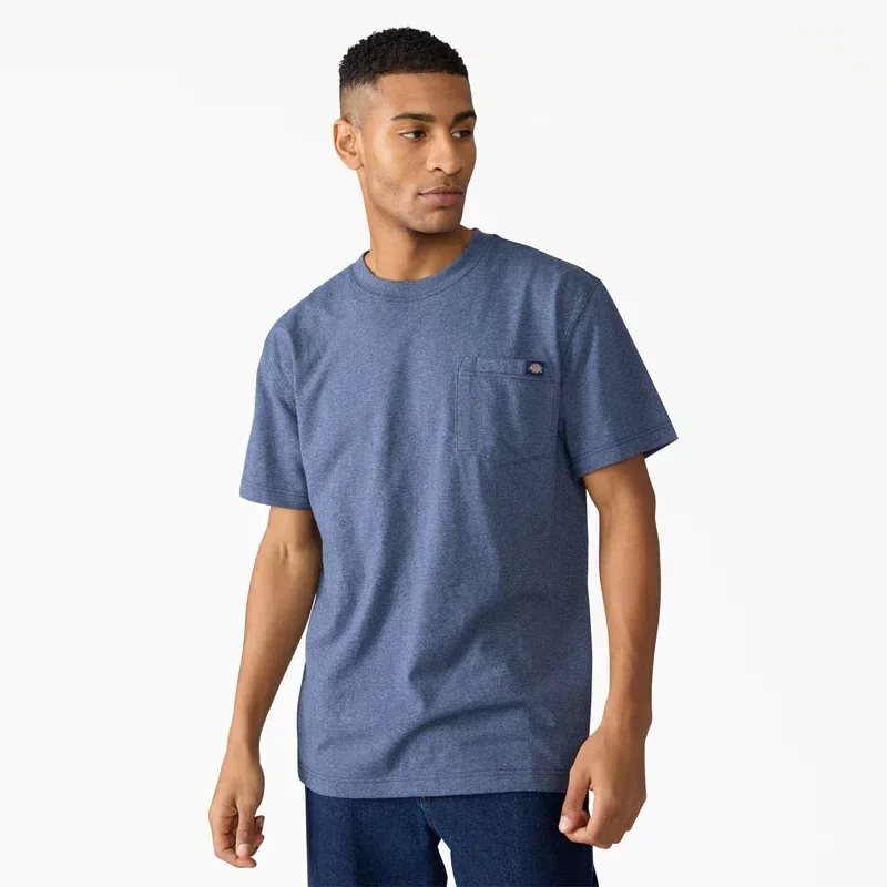 Heavyweight Heathered Short Sleeve Pocket T-Shirt Heavyweight Heathered Short Sleeve Pocket T-Shirt