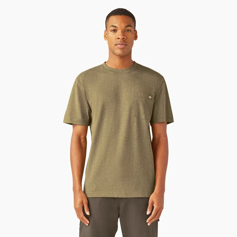 Heavyweight Heathered Short Sleeve Pocket T-Shirt Heavyweight Heathered Short Sleeve Pocket T-Shirt