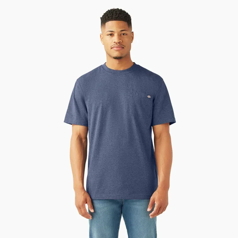 Heavyweight Heathered Short Sleeve Pocket T-Shirt Heavyweight Heathered Short Sleeve Pocket T-Shirt
