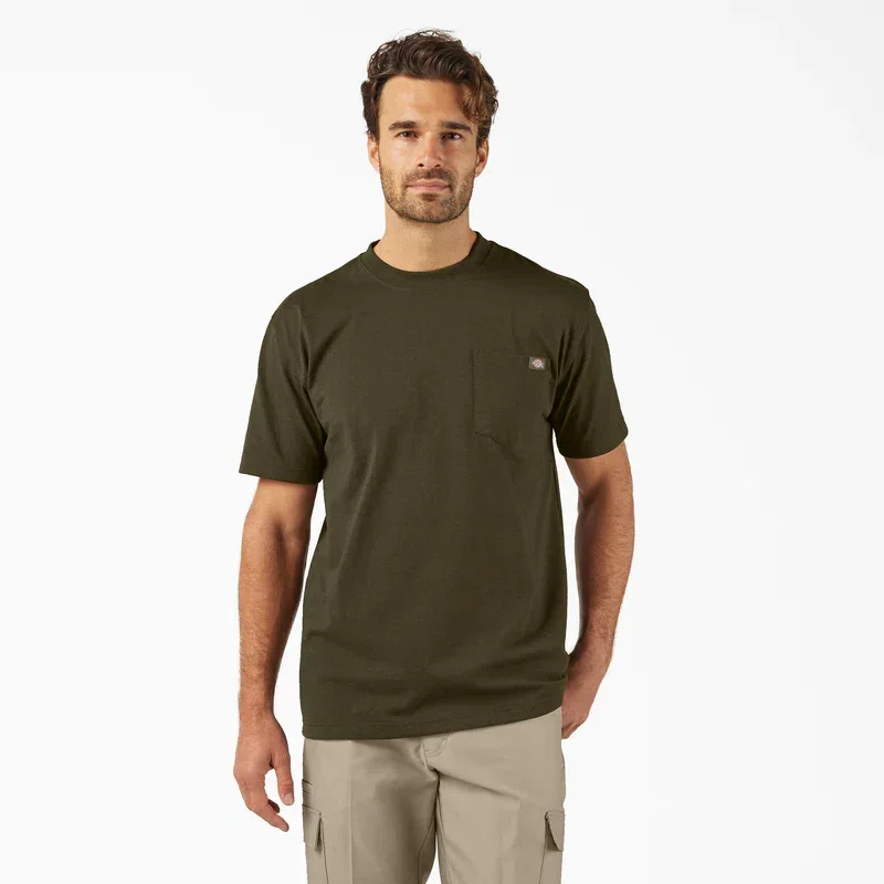 Heavyweight Heathered Short Sleeve Pocket T-Shirt Heavyweight Heathered Short Sleeve Pocket T-Shirt