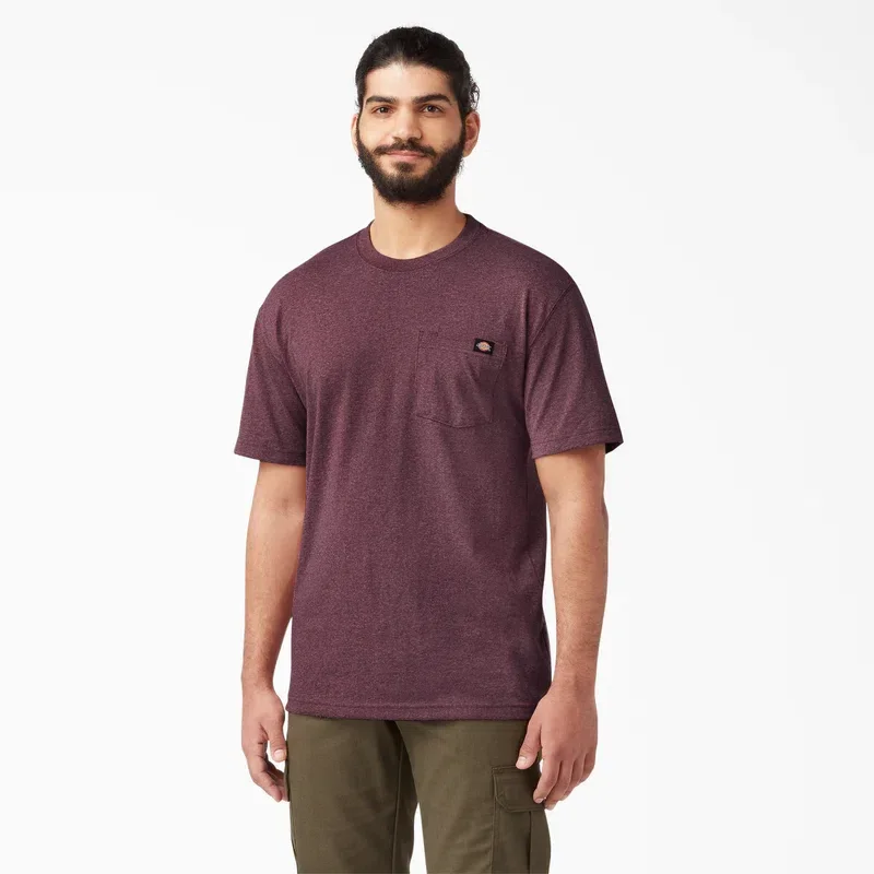 Heavyweight Heathered Short Sleeve Pocket T-Shirt Heavyweight Heathered Short Sleeve Pocket T-Shirt