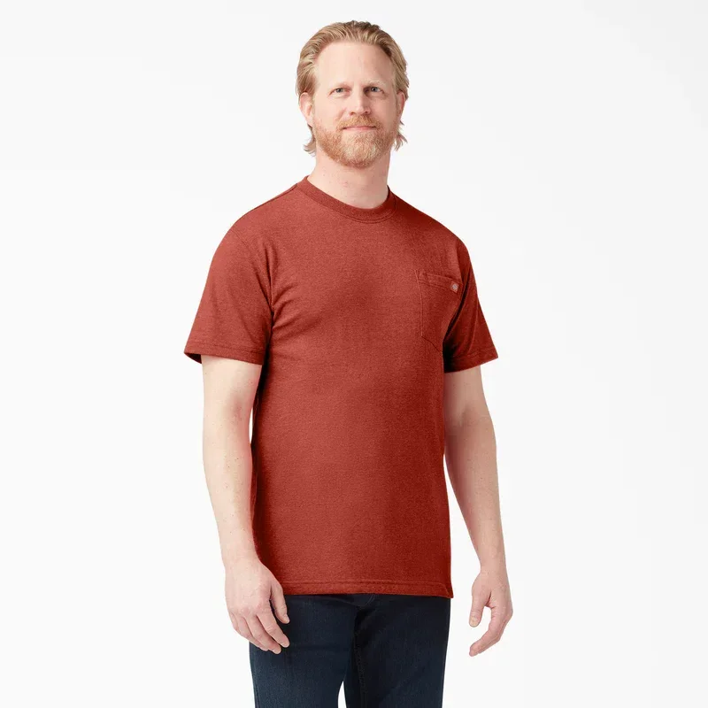 Heavyweight Heathered Short Sleeve Pocket T-Shirt Heavyweight Heathered Short Sleeve Pocket T-Shirt