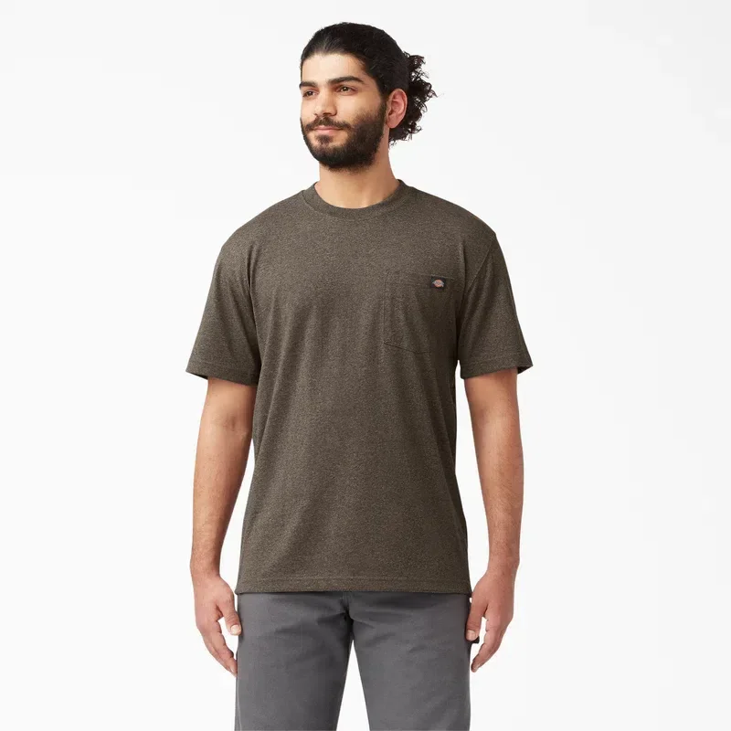 Heavyweight Heathered Short Sleeve Pocket T-Shirt Heavyweight Heathered Short Sleeve Pocket T-Shirt