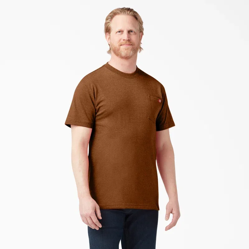 Heavyweight Heathered Short Sleeve Pocket T-Shirt Heavyweight Heathered Short Sleeve Pocket T-Shirt