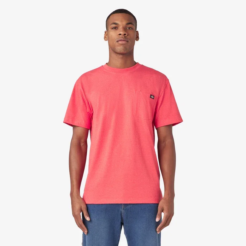 Heavyweight Heathered Short Sleeve Pocket T-Shirt Heavyweight Heathered Short Sleeve Pocket T-Shirt