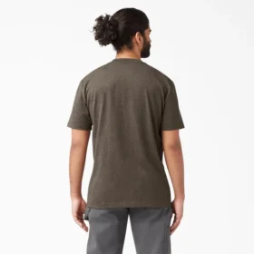 Heavyweight Heathered Short Sleeve Pocket T-Shirt