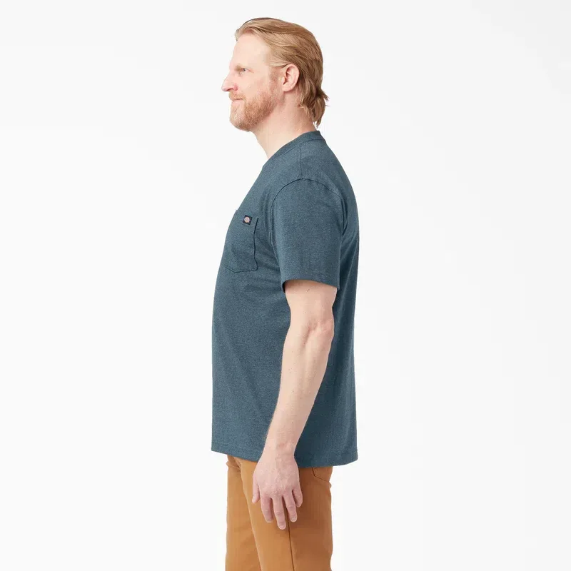 Heavyweight Heathered Short Sleeve Pocket T-Shirt Heavyweight Heathered Short Sleeve Pocket T-Shirt