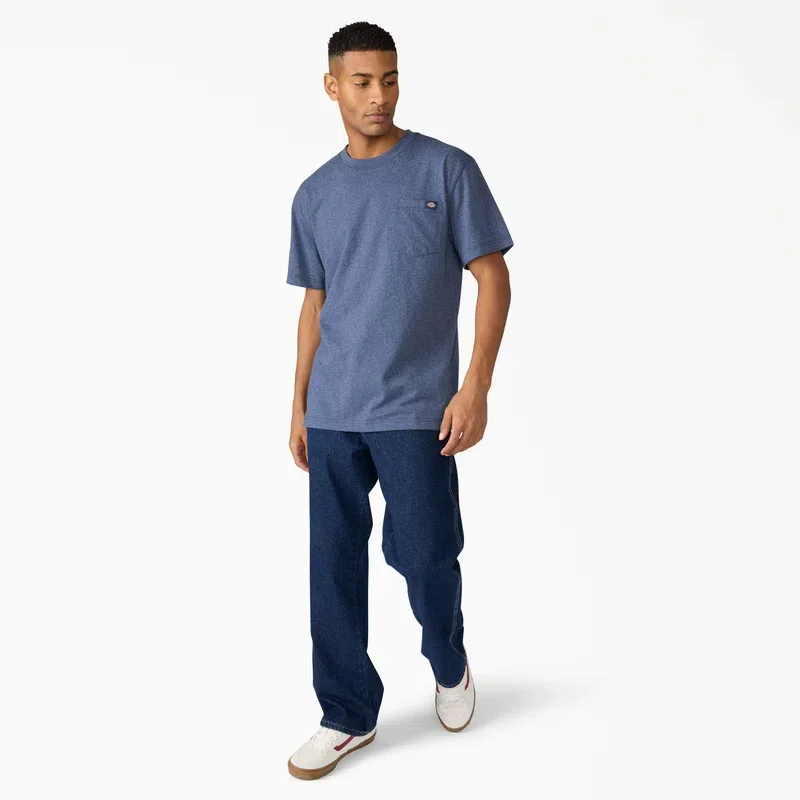 Heavyweight Heathered Short Sleeve Pocket T-Shirt Heavyweight Heathered Short Sleeve Pocket T-Shirt