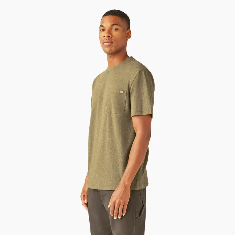 Heavyweight Heathered Short Sleeve Pocket T-Shirt Heavyweight Heathered Short Sleeve Pocket T-Shirt