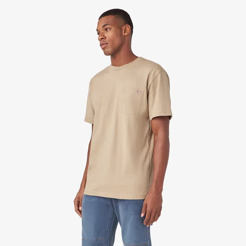 Heavyweight Heathered Short Sleeve Pocket T-Shirt Heavyweight Heathered Short Sleeve Pocket T-Shirt