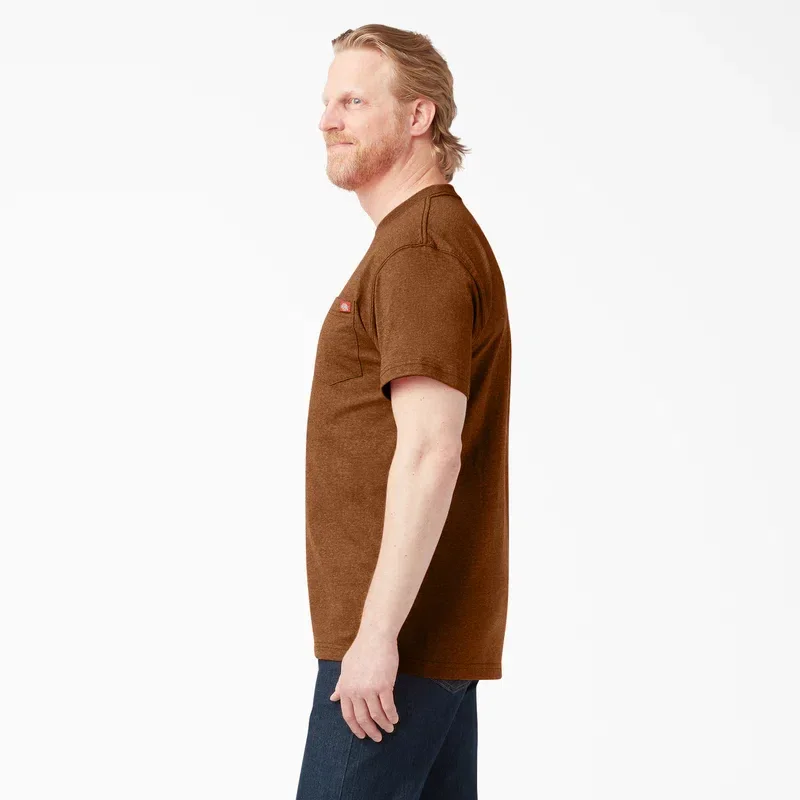 Heavyweight Heathered Short Sleeve Pocket T-Shirt Heavyweight Heathered Short Sleeve Pocket T-Shirt