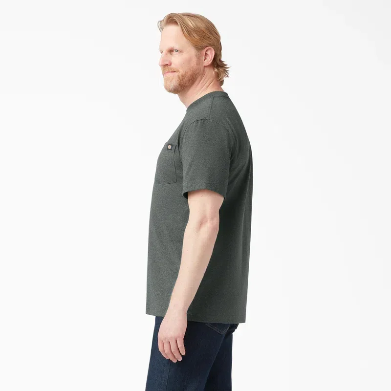 Heavyweight Heathered Short Sleeve Pocket T-Shirt Heavyweight Heathered Short Sleeve Pocket T-Shirt