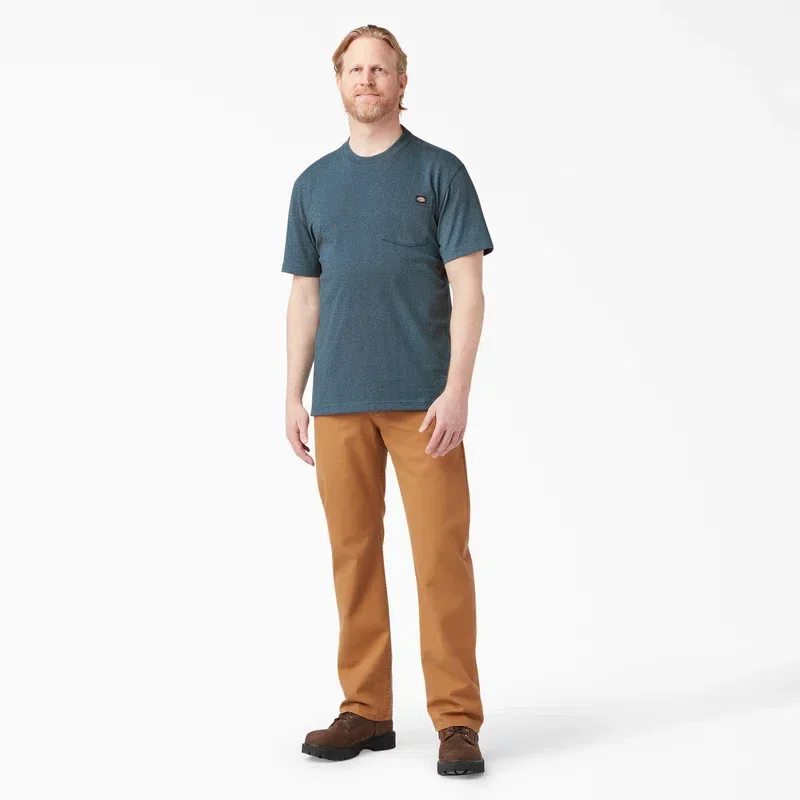 Heavyweight Heathered Short Sleeve Pocket T-Shirt Heavyweight Heathered Short Sleeve Pocket T-Shirt