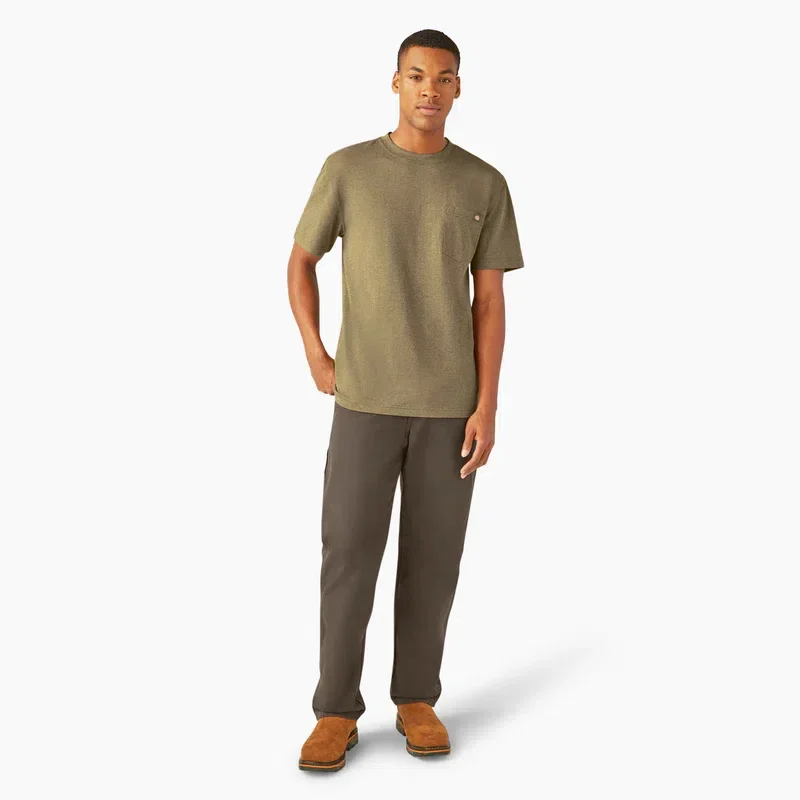 Heavyweight Heathered Short Sleeve Pocket T-Shirt Heavyweight Heathered Short Sleeve Pocket T-Shirt