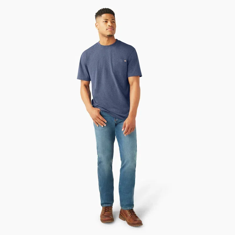 Heavyweight Heathered Short Sleeve Pocket T-Shirt Heavyweight Heathered Short Sleeve Pocket T-Shirt