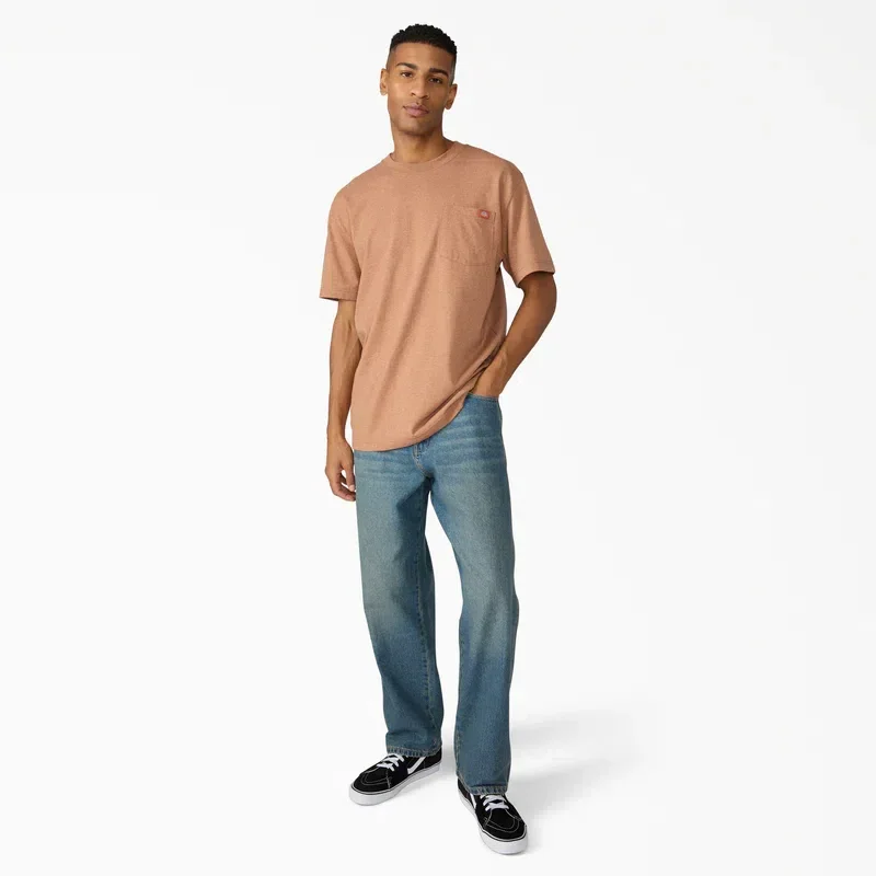 Heavyweight Heathered Short Sleeve Pocket T-Shirt Heavyweight Heathered Short Sleeve Pocket T-Shirt