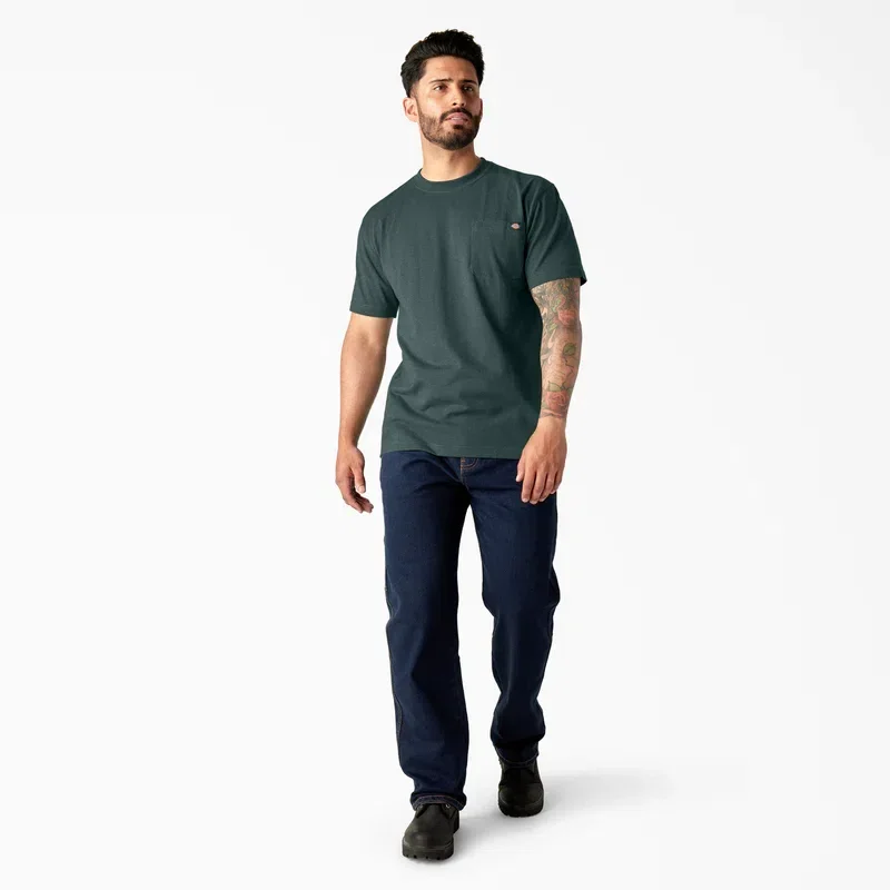 Heavyweight Heathered Short Sleeve Pocket T-Shirt Heavyweight Heathered Short Sleeve Pocket T-Shirt