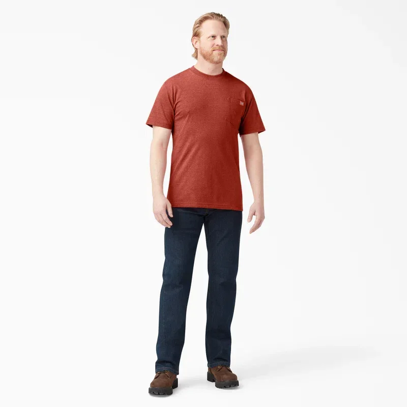 Heavyweight Heathered Short Sleeve Pocket T-Shirt Heavyweight Heathered Short Sleeve Pocket T-Shirt