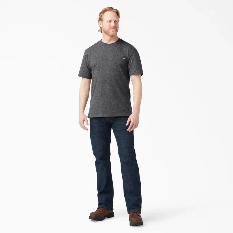 Heavyweight Heathered Short Sleeve Pocket T-Shirt Heavyweight Heathered Short Sleeve Pocket T-Shirt