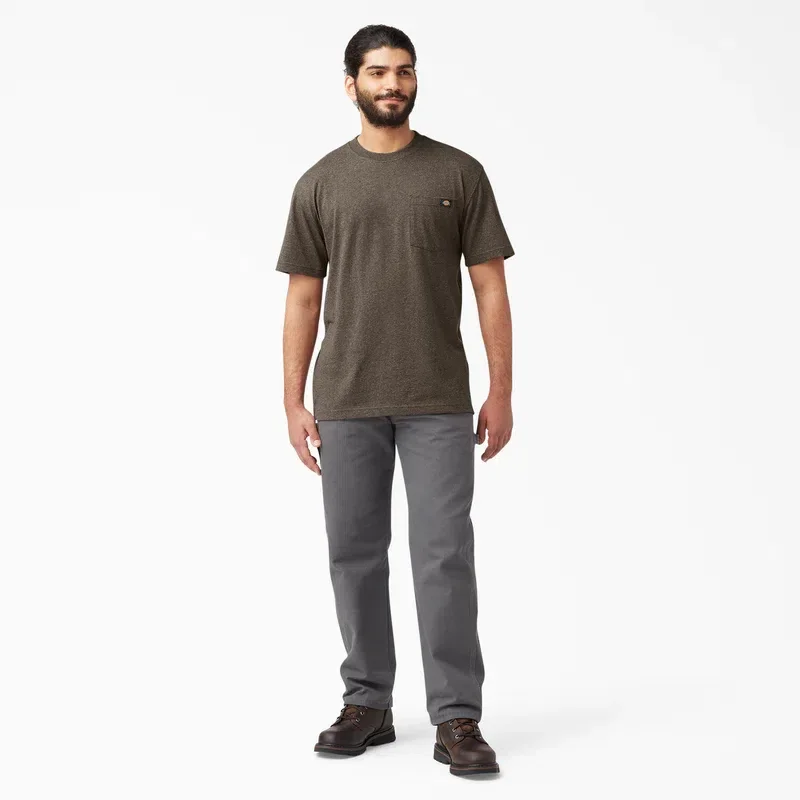 Heavyweight Heathered Short Sleeve Pocket T-Shirt Heavyweight Heathered Short Sleeve Pocket T-Shirt