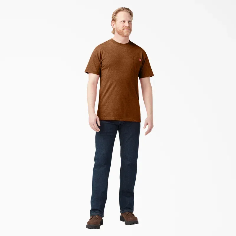 Heavyweight Heathered Short Sleeve Pocket T-Shirt Heavyweight Heathered Short Sleeve Pocket T-Shirt
