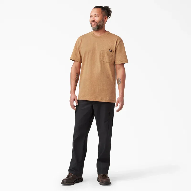 Heavyweight Heathered Short Sleeve Pocket T-Shirt Heavyweight Heathered Short Sleeve Pocket T-Shirt