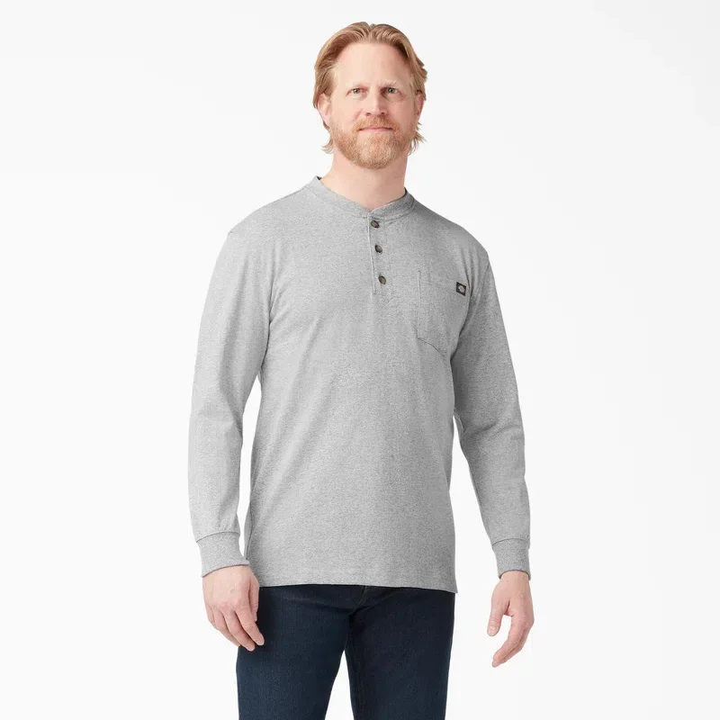 Heavyweight Long Sleeve Henley T-Shirt Heavyweight Long Sleeve Henley T-Shirt