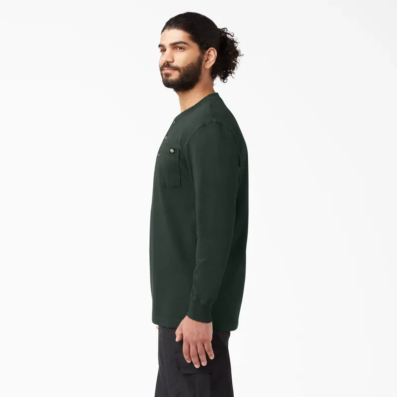 Heavyweight Long Sleeve Henley T-Shirt Heavyweight Long Sleeve Henley T-Shirt
