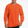Heavyweight Neon Long Sleeve Pocket T-Shirt Heavyweight Neon Long Sleeve Pocket T-Shirt