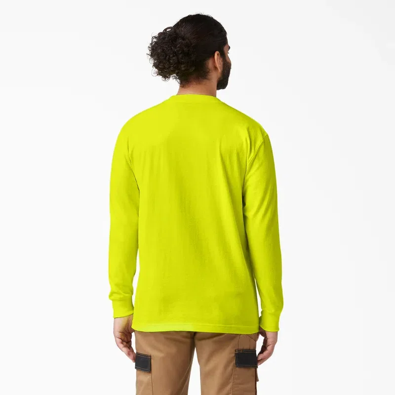 Heavyweight Neon Long Sleeve Pocket T-Shirt Heavyweight Neon Long Sleeve Pocket T-Shirt