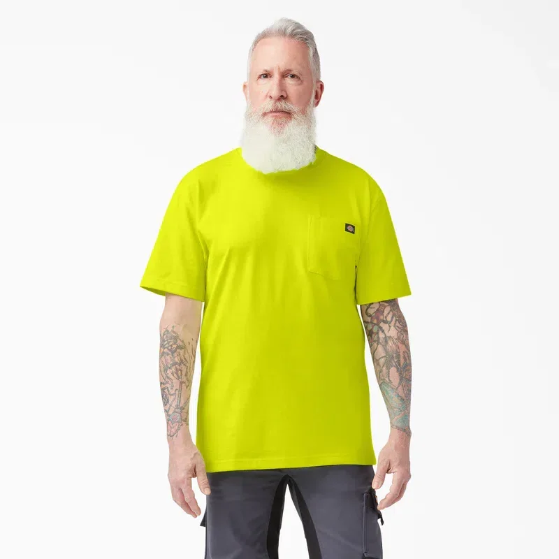 Heavyweight Neon Short Sleeve Pocket T-Shirt Heavyweight Neon Short Sleeve Pocket T-Shirt