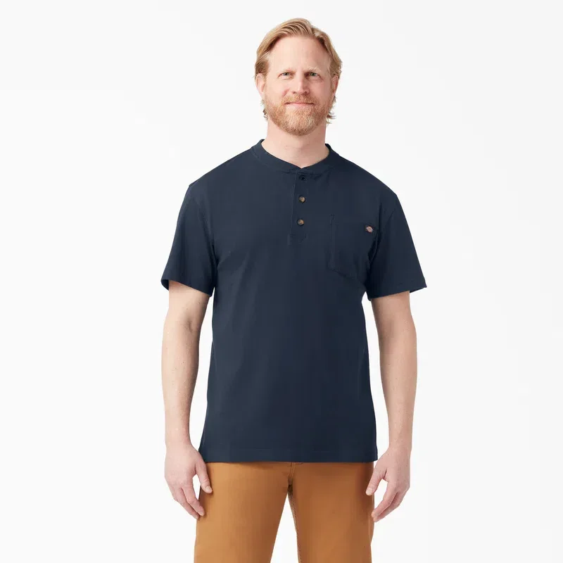 Heavyweight Short Sleeve Henley T-Shirt Heavyweight Short Sleeve Henley T-Shirt
