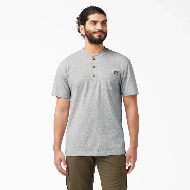 Heavyweight Short Sleeve Henley T-Shirt Heavyweight Short Sleeve Henley T-Shirt
