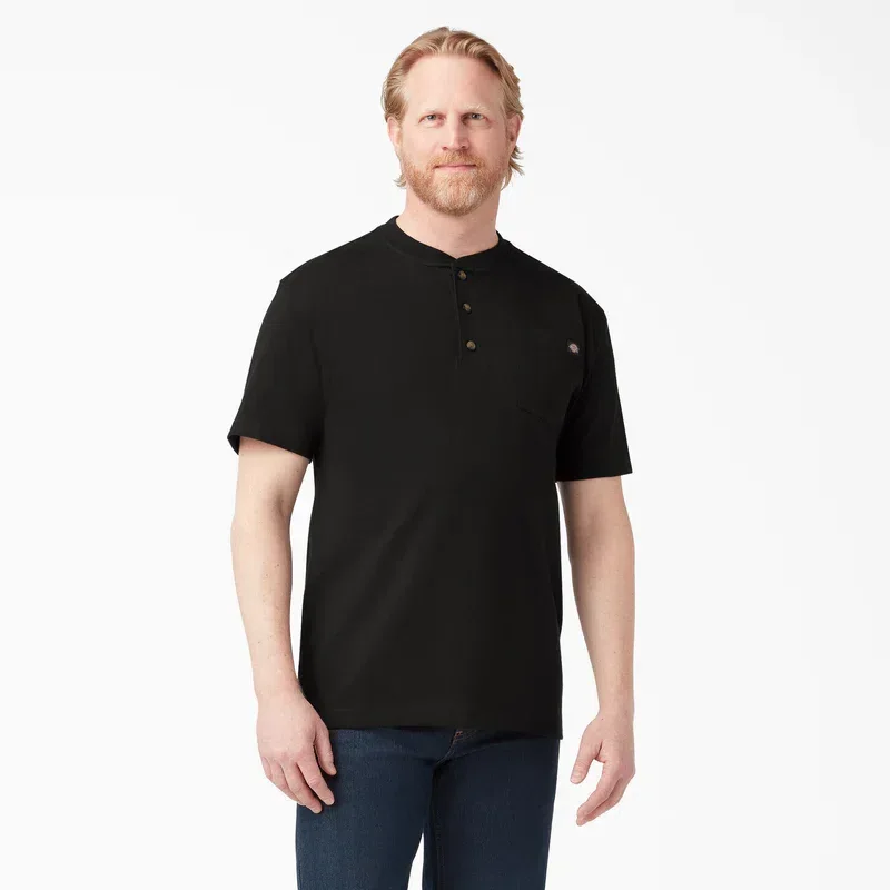 Heavyweight Short Sleeve Henley T-Shirt Heavyweight Short Sleeve Henley T-Shirt
