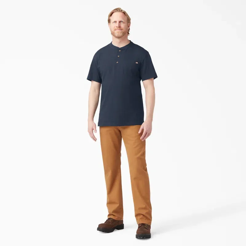 Heavyweight Short Sleeve Henley T-Shirt Heavyweight Short Sleeve Henley T-Shirt