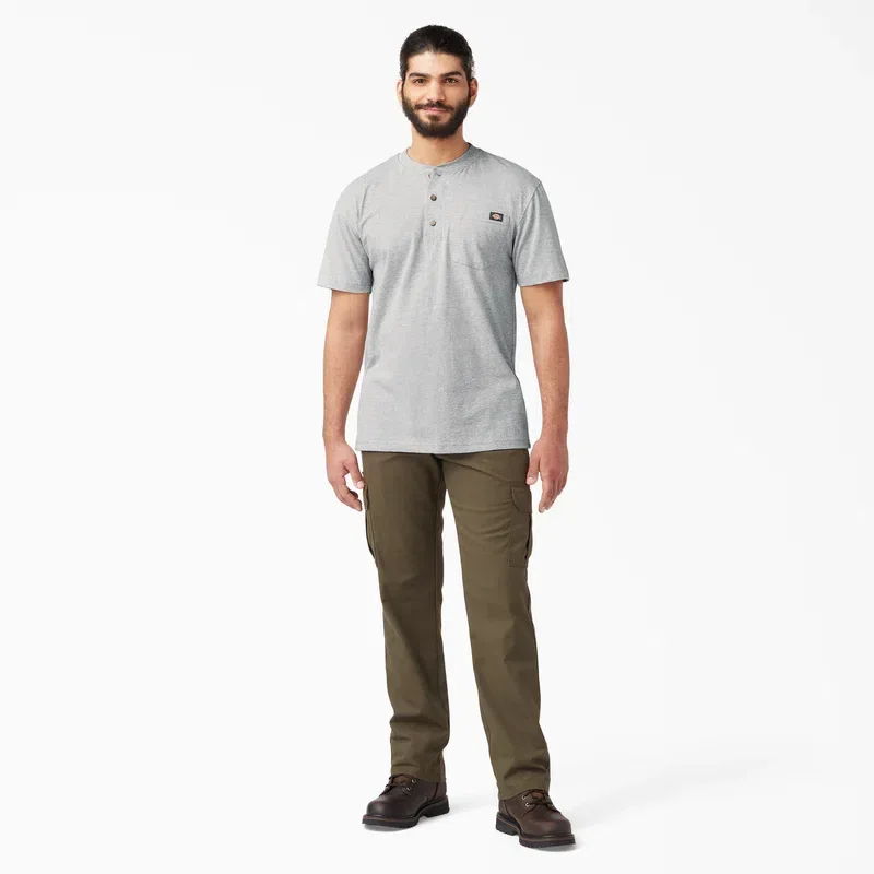 Heavyweight Short Sleeve Henley T-Shirt Heavyweight Short Sleeve Henley T-Shirt