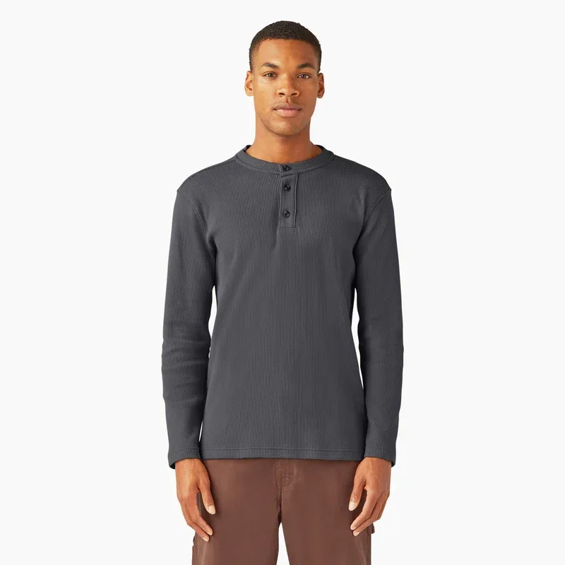 Henley Thermal Shirt Henley Thermal Shirt