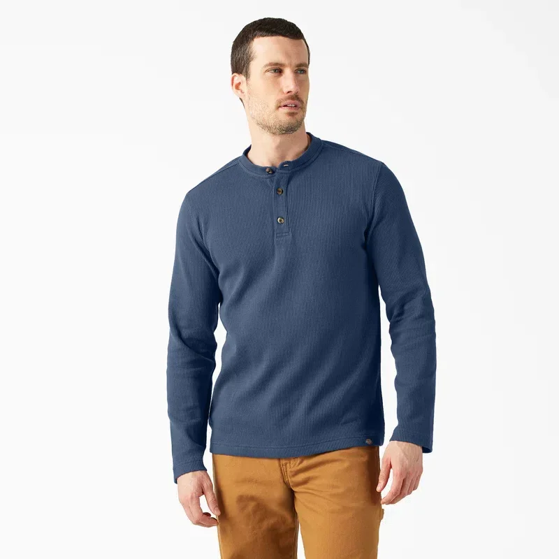 Henley Thermal Shirt Henley Thermal Shirt