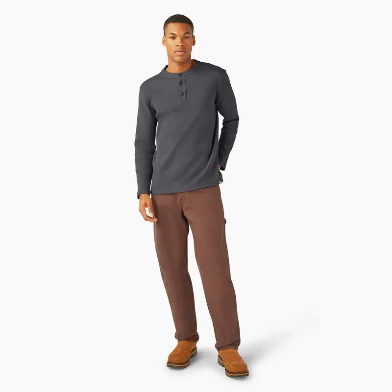 Henley Thermal Shirt Henley Thermal Shirt