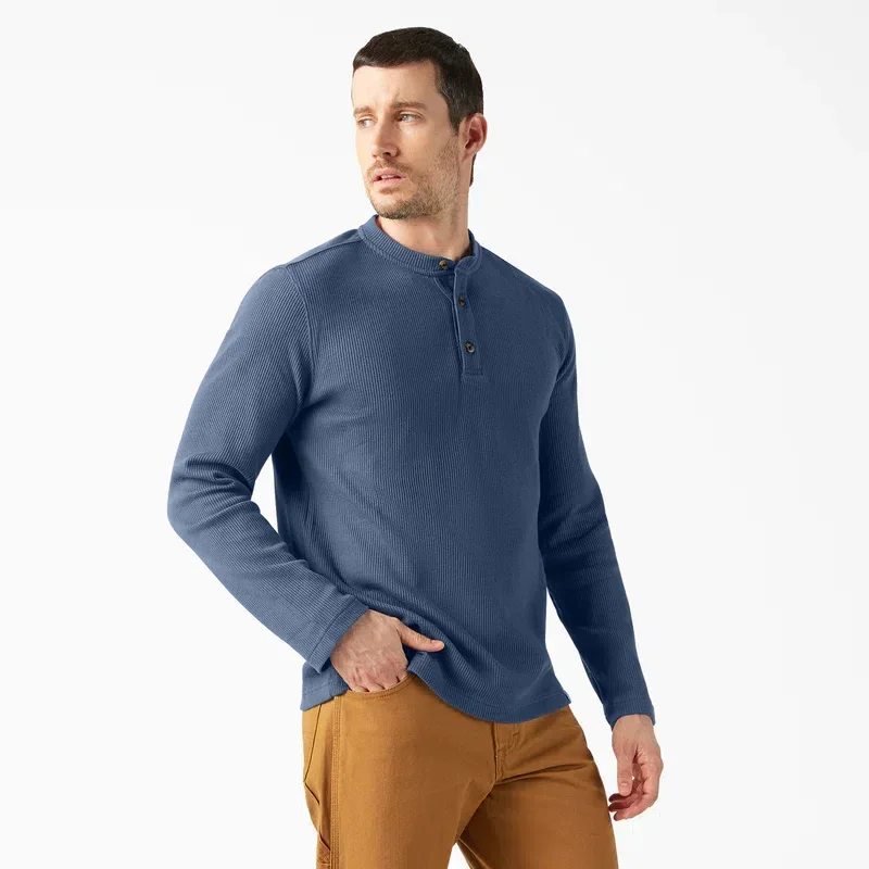 Henley Thermal Shirt Henley Thermal Shirt