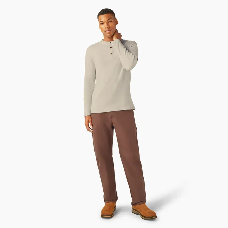 Henley Thermal Shirt Henley Thermal Shirt